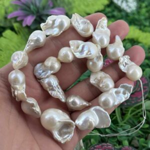 Premium Sakiz Dogal Barok İnci 14 Mm