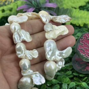 Premium Yaprak Dogal Barok İnci 14 Mm 2