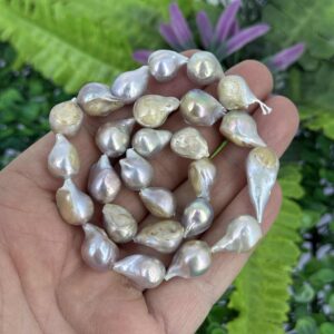 Saten Damla Dogal İnci 10 Mm