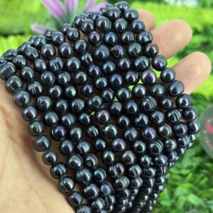 Siyah Barok Dogal İnci 8 Mm