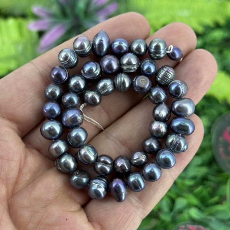 Siyah Dogal İnci 8 Mm