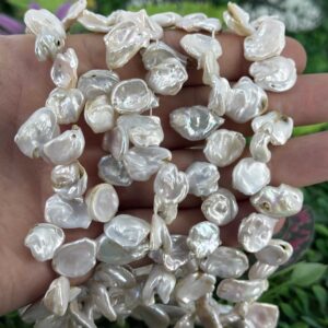 Yaprak Dogal Barok İncisi 14 Mm