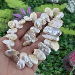 Yaprak Dogal Barok İncisi 20 Mm 2